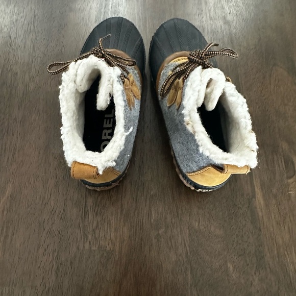 Sorel Women's Out N About Plus Felt Ankle Boots Waterproof Duck Gray Size 6 - Picture 2 of 10